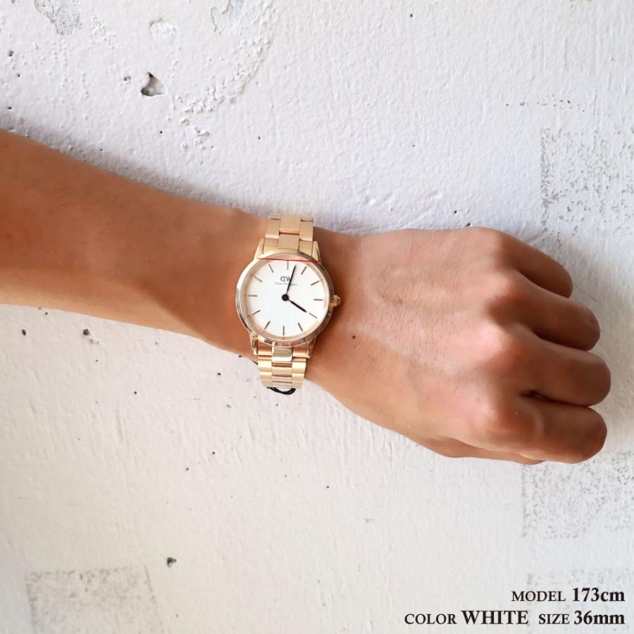 ダニエルウェリントン Daniel Wellington 腕時計 メンズ レディース Iconic Link 36mm クォーツ メタルベルト ブレスレット  DW00600209｜socalworks｜02