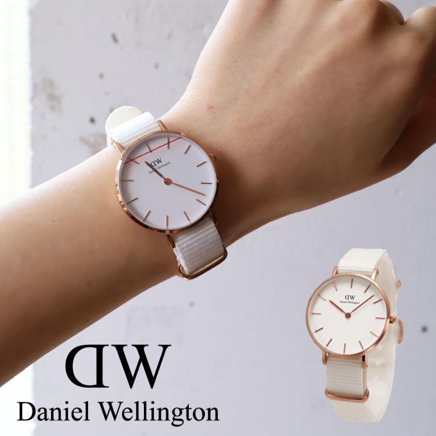 ダニエルウェリントン Daniel Wellington 腕時計 レディース メンズ Petite Dover 32mm クォーツ NATOベルト ナイロン  DW00600311｜socalworks