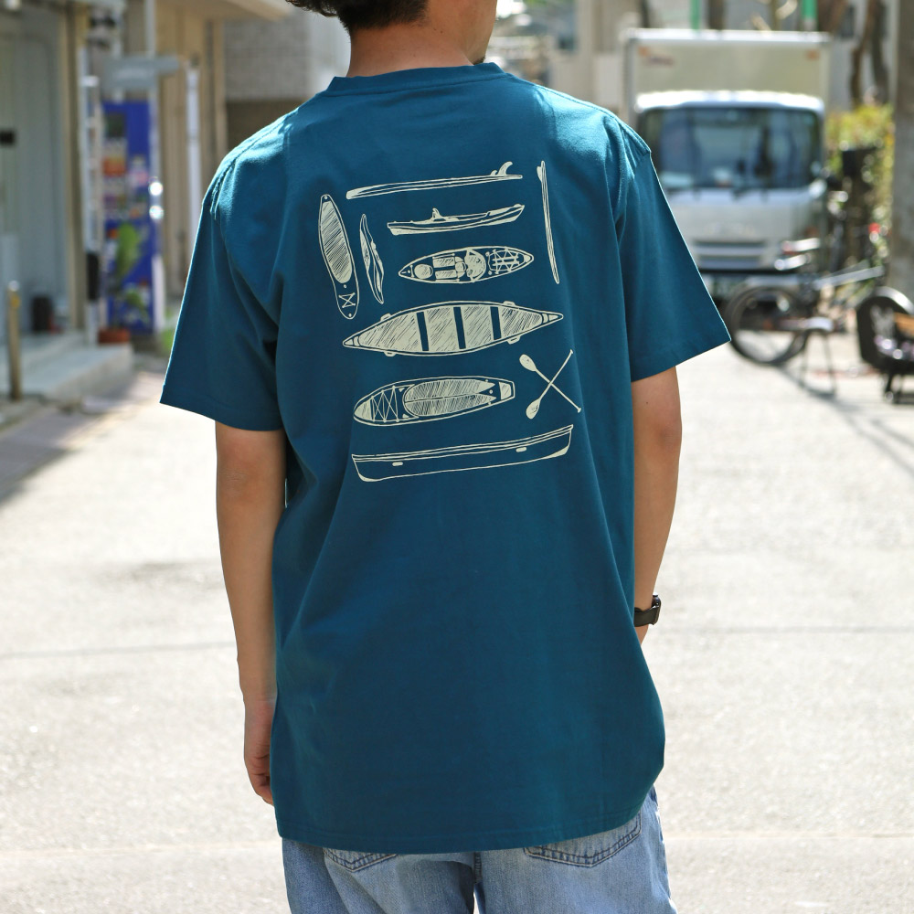 カブー KAVU 半袖 Tシャツ PADDLE OUT OCEAN トップス ロゴ プリント