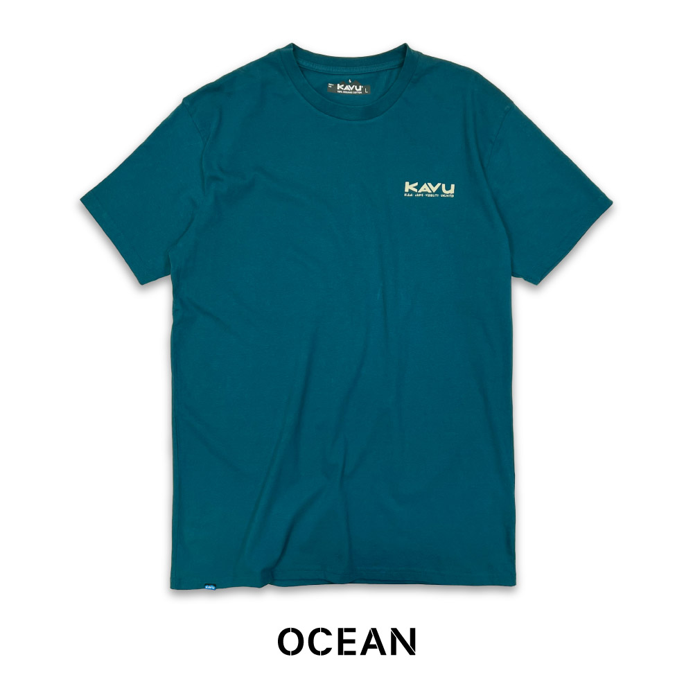 カブー KAVU 半袖 Tシャツ PADDLE OUT OCEAN トップス ロゴ プリント