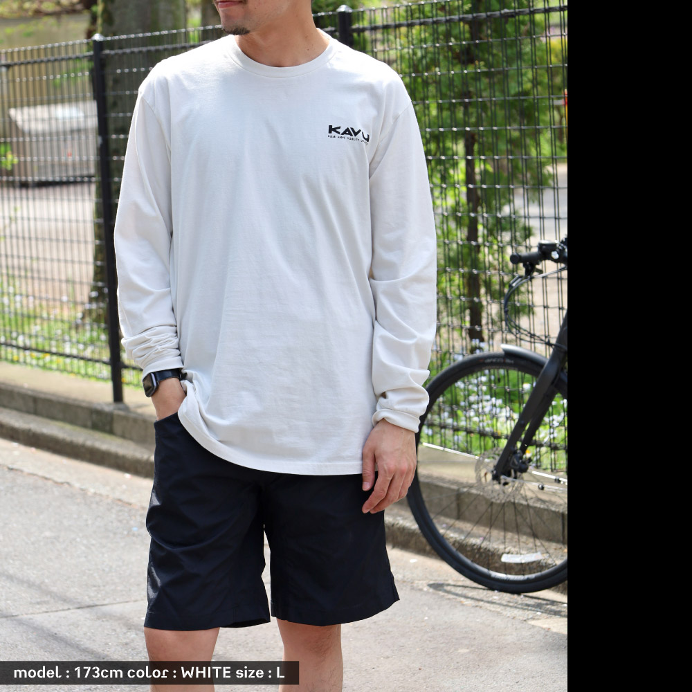 カブー KAVU 長袖 Tシャツ LS ETCH ART ロンT カットソー トップス