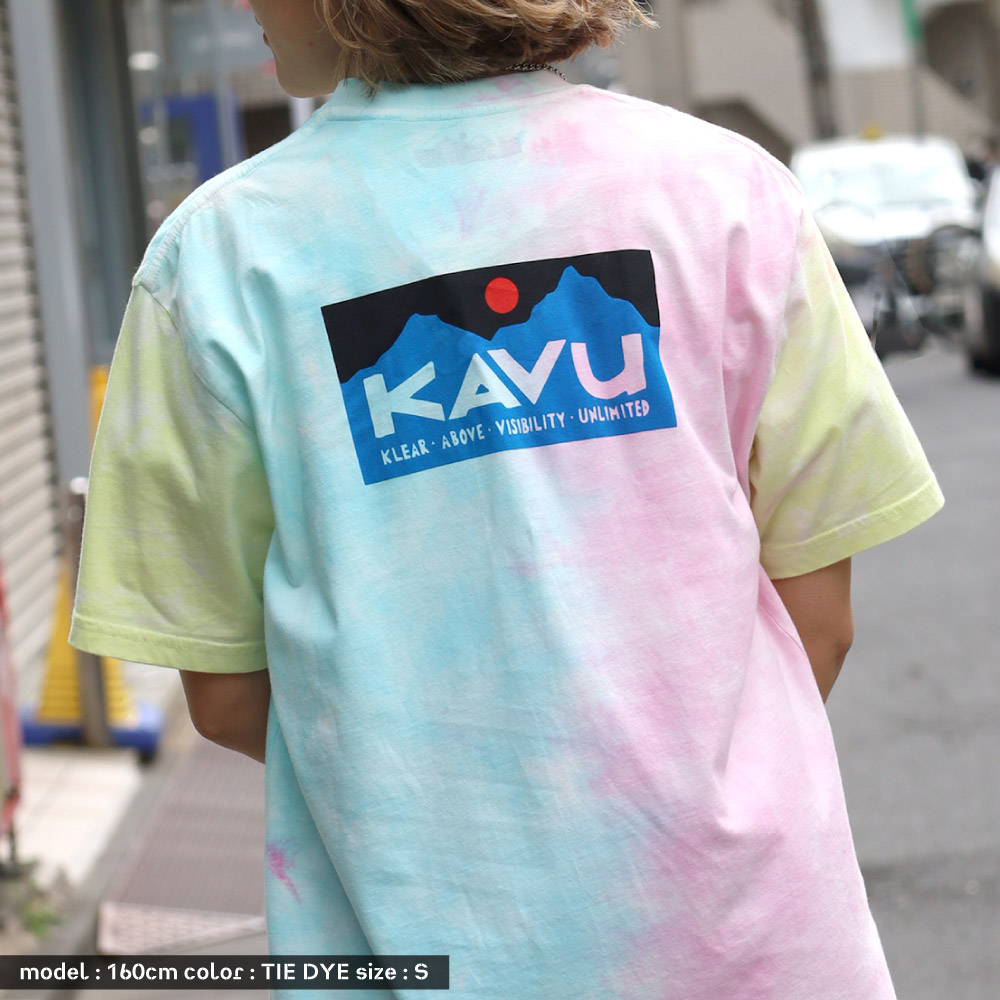 カブー KAVU メンズ 半袖 Tシャツ KLEAR ABOVE ETCH ART トップス ロゴ