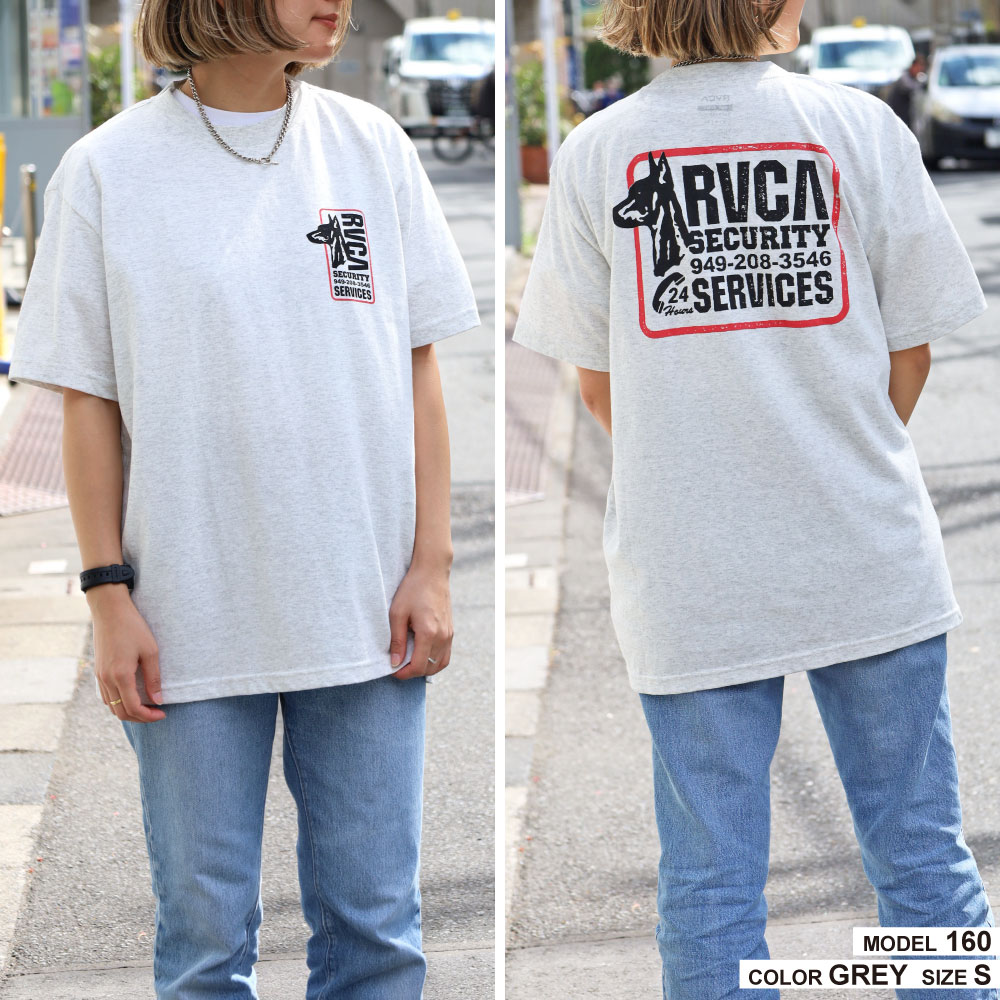 ルーカ RVCA メンズ 半袖 Tシャツ トップス ロゴ クルーネック 綿