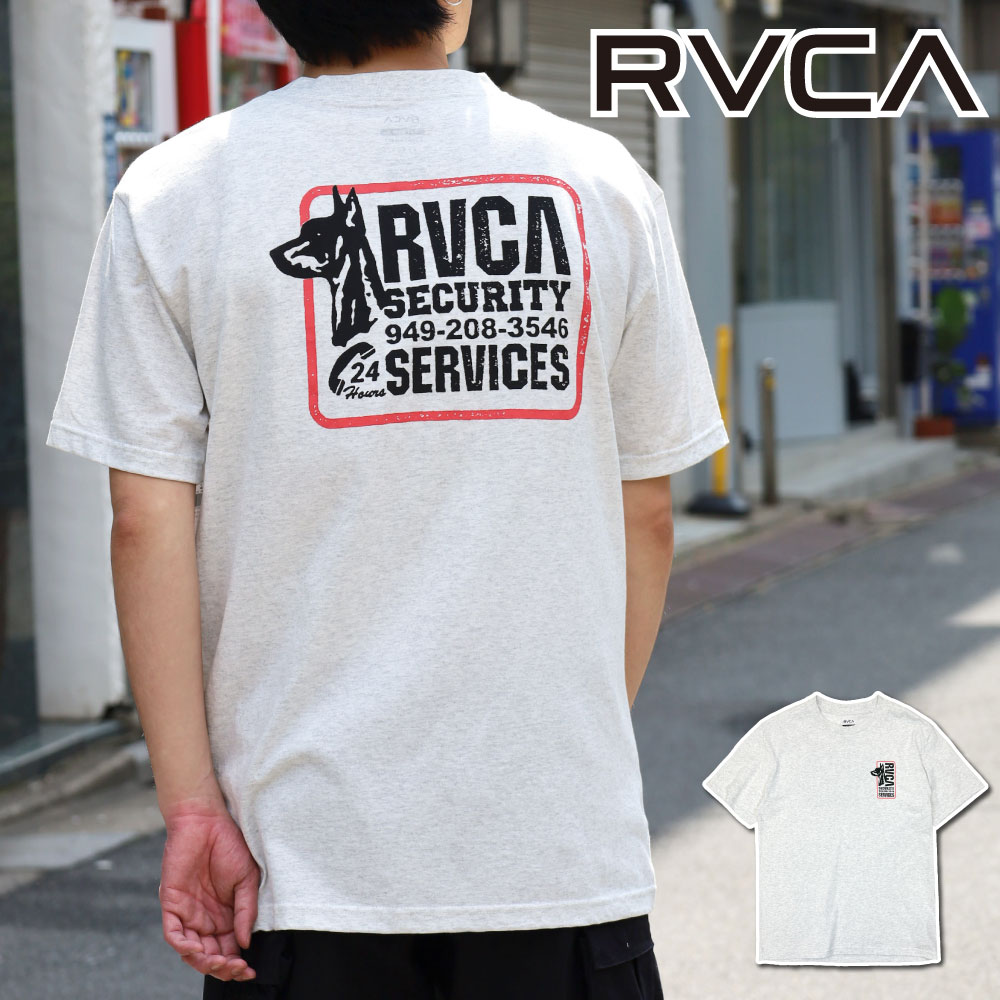 ルーカ RVCA メンズ 半袖 Tシャツ トップス ロゴ クルーネック 綿 SECURITY SERVICE TEE AVYZT00797  :g99rvca00797:GOLDEN WEST-アメカジファッション 通販 
