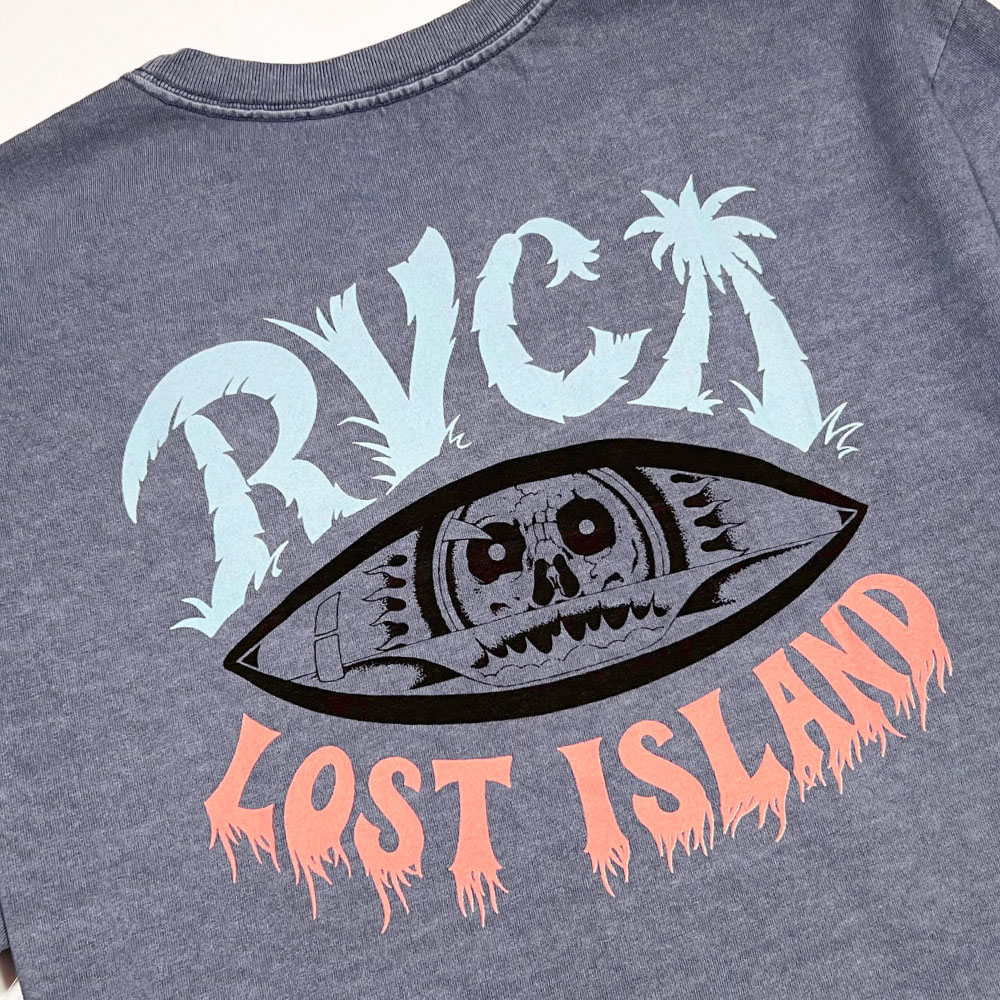 ルーカ RVCA メンズ 半袖 Tシャツ トップス ロゴ クルーネック 綿 LOST