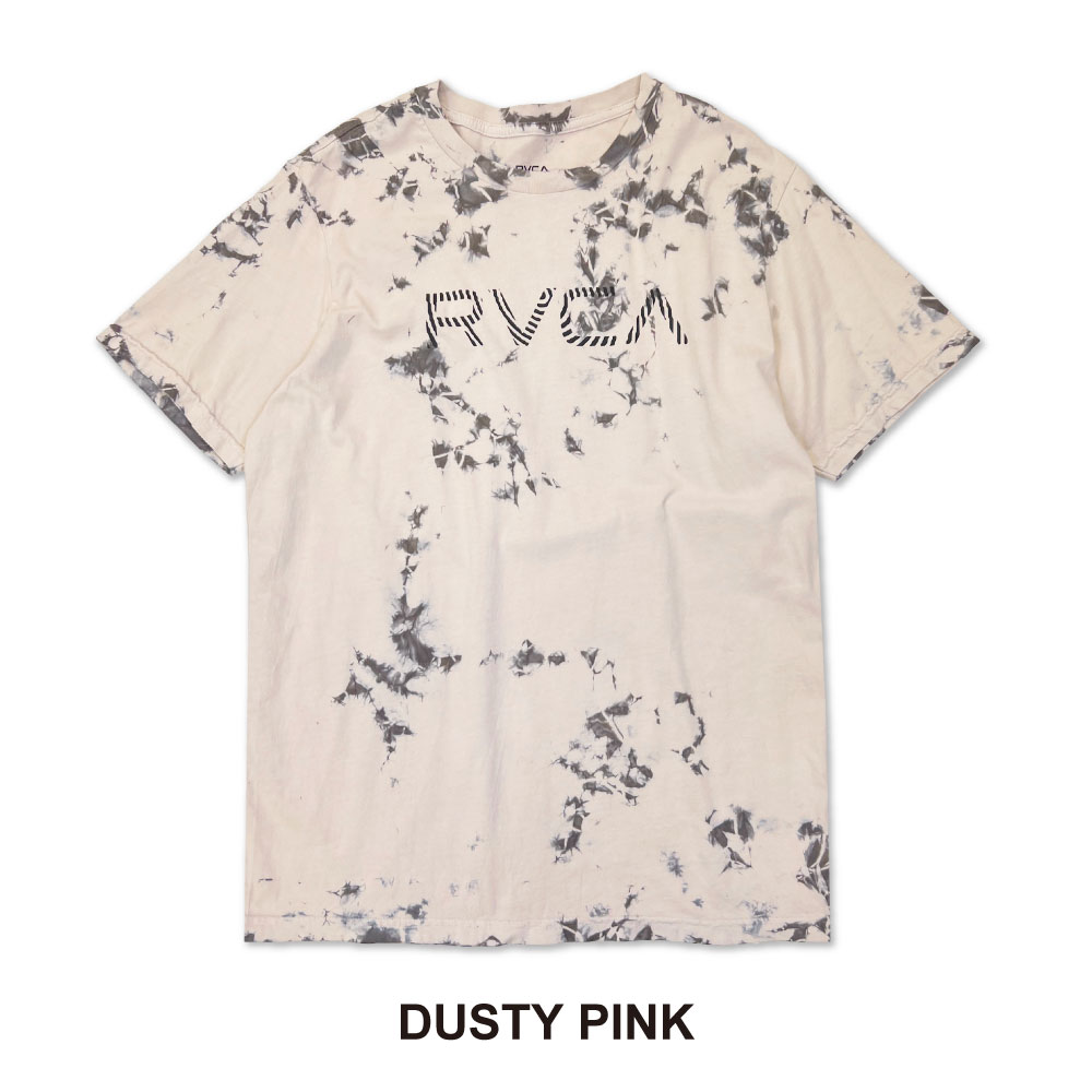 ルーカ RVCA メンズ 半袖 Tシャツ トップス ロゴ タイダイ クルーネック 綿 RADAR TIE-DYE TEE AVYZT00805