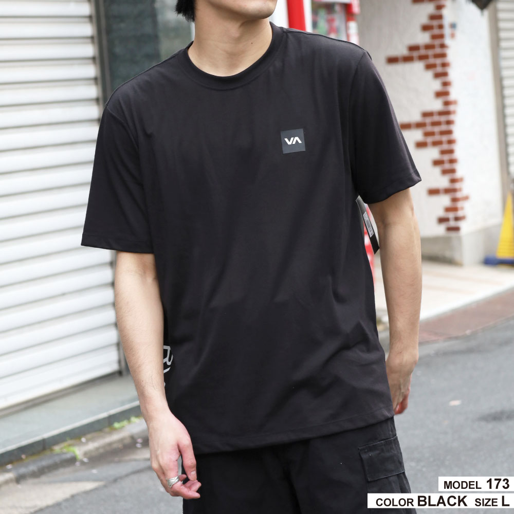 ルーカ RVCA メンズ 半袖 Tシャツ トップス ロゴ クルーネック 綿混