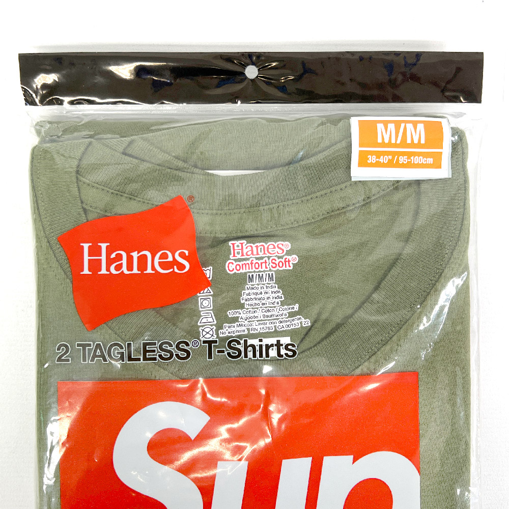 シュプリーム × ヘインズ Supreme × Hanes メンズ 半袖 Tシャツ 2