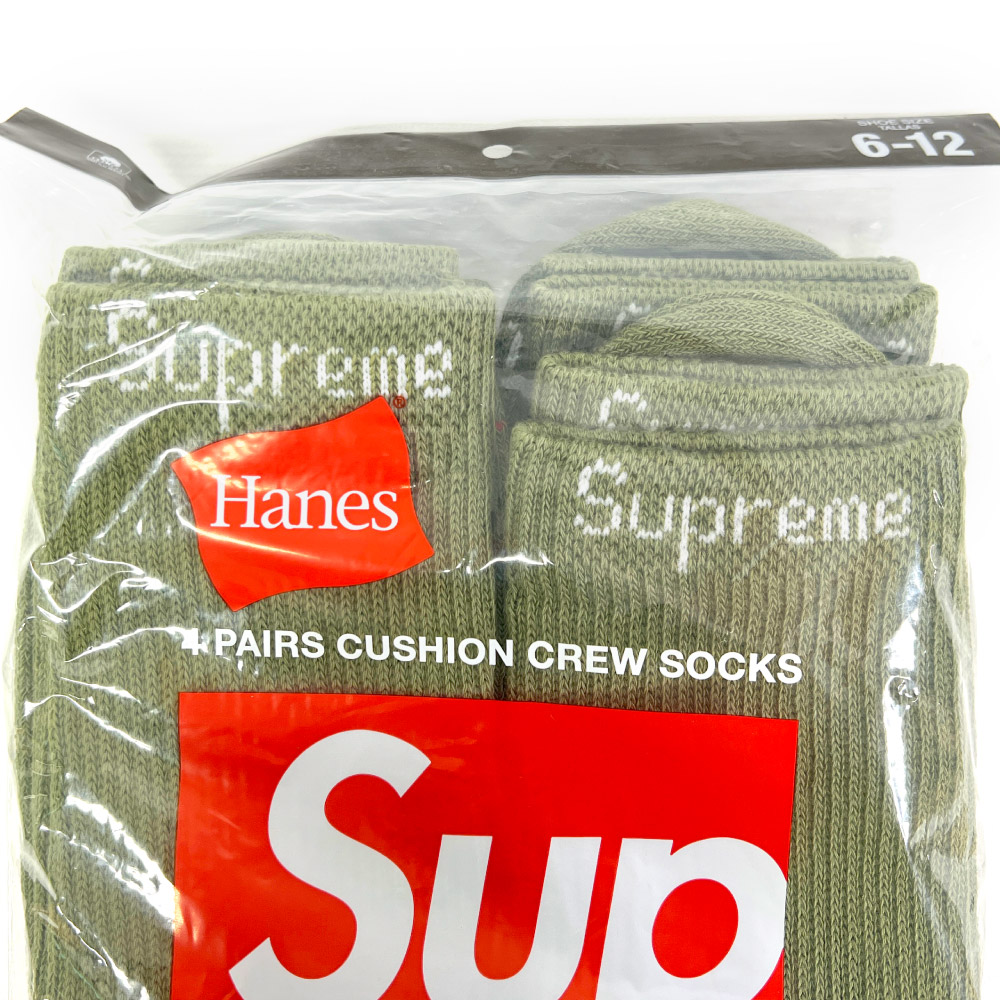 シュプリーム × ヘインズ Supreme × Hanes メンズ 靴下 4 PAIRS