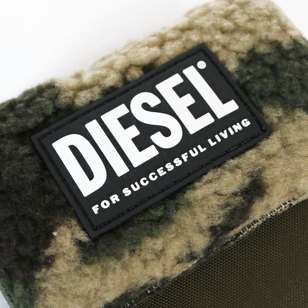 ディーゼル DIESEL 二つ折り財布 ウォレット カモ 迷彩 ボア