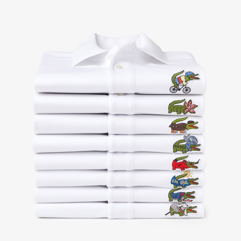 ラコステ LACOSTE Netflixコラボ 半袖 ポロシャツ トップス クラシック