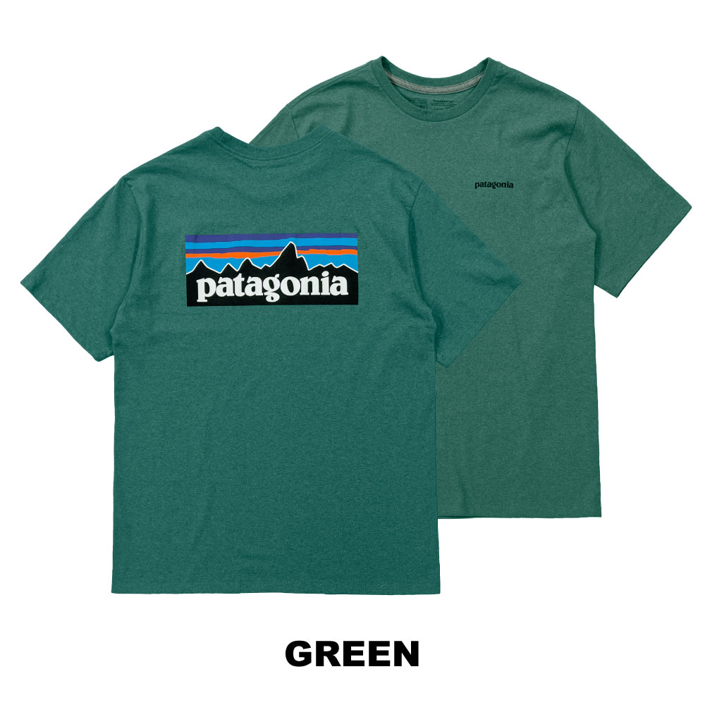 パタゴニア、Patagonia 半袖Tシャツ Lサイズ ロゴ .ガーキ色 madegem