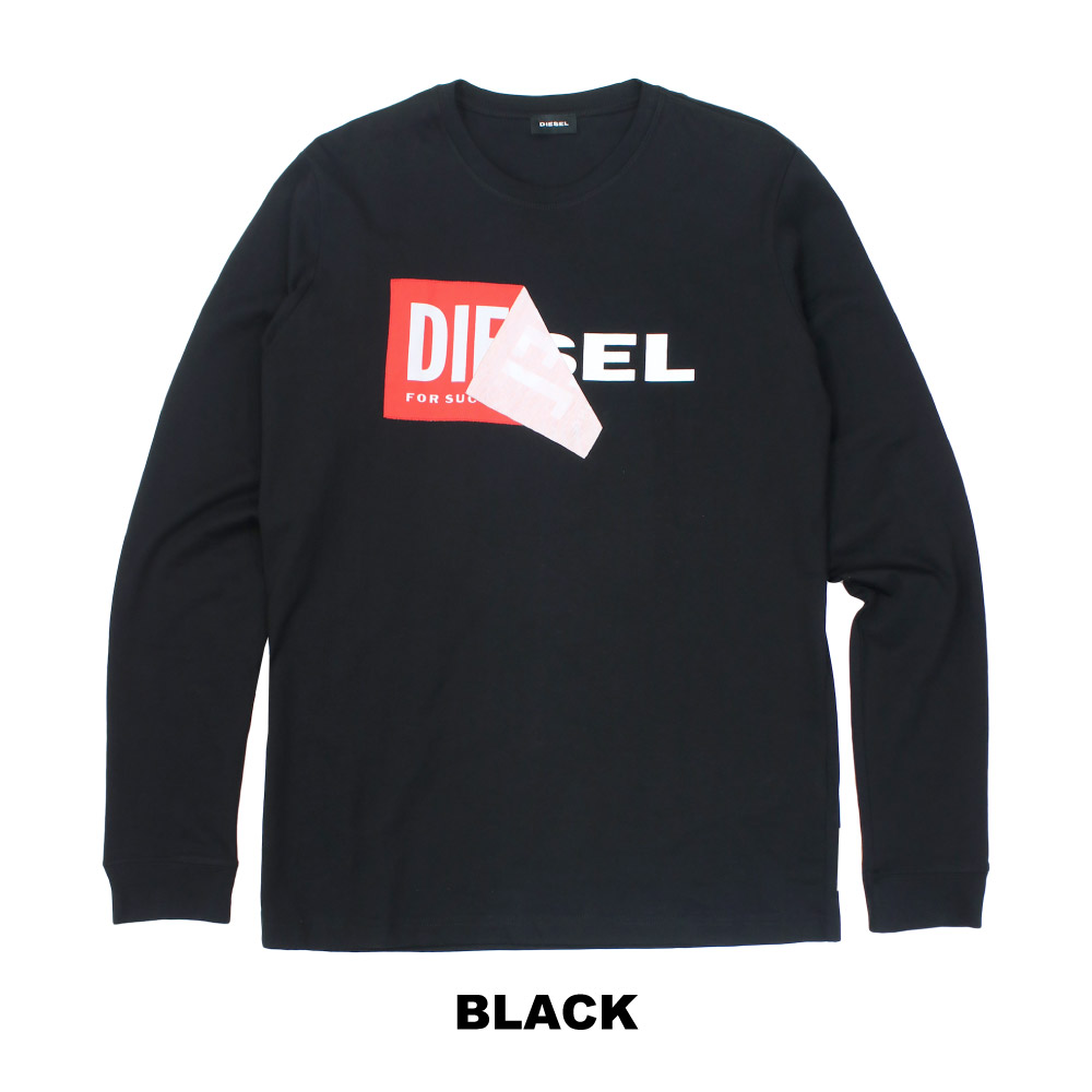ディーゼル DIESEL レディース 長袖 ロング Tシャツ トップス ロンT 