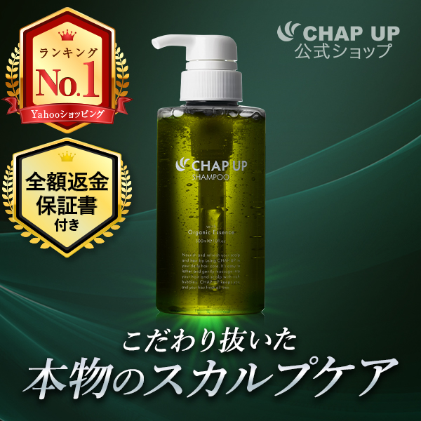 チャップアップ（CHAP UP） 公式 濃密泡 シャンプー 300ml 1本 メンズ