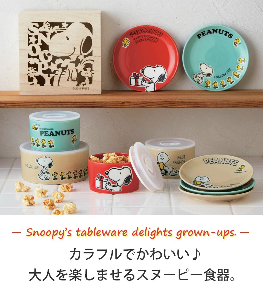 スヌーピー（SNOOPY） レンジ2点セット 保存容器 つくりおき容器 電子