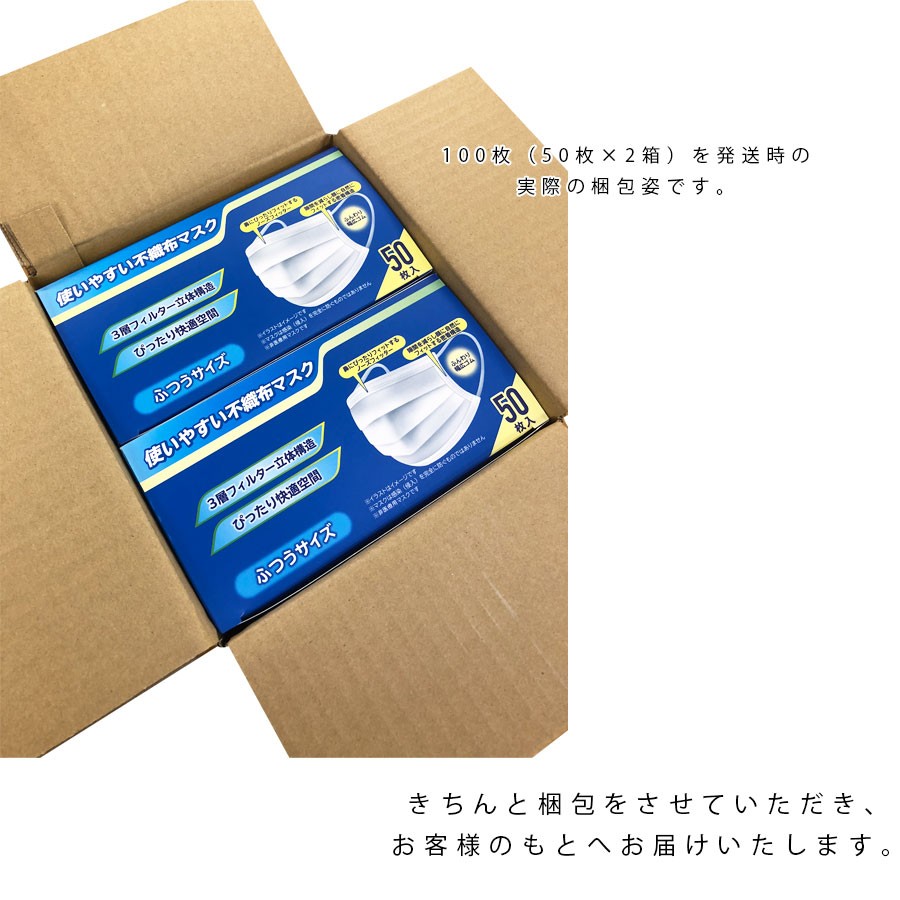 マスク 在庫あり 50枚入り 当日発送 箱入り立体三層マスク 送料無料 ふつうサイズ 不織布 使い捨て ウイルス 花粉 PM2.5 ほこり 99％カット フィルター 1DAYMASK :nksg00057:SOERU Yahoo!店 - 通販 - Yahoo!ショッピング