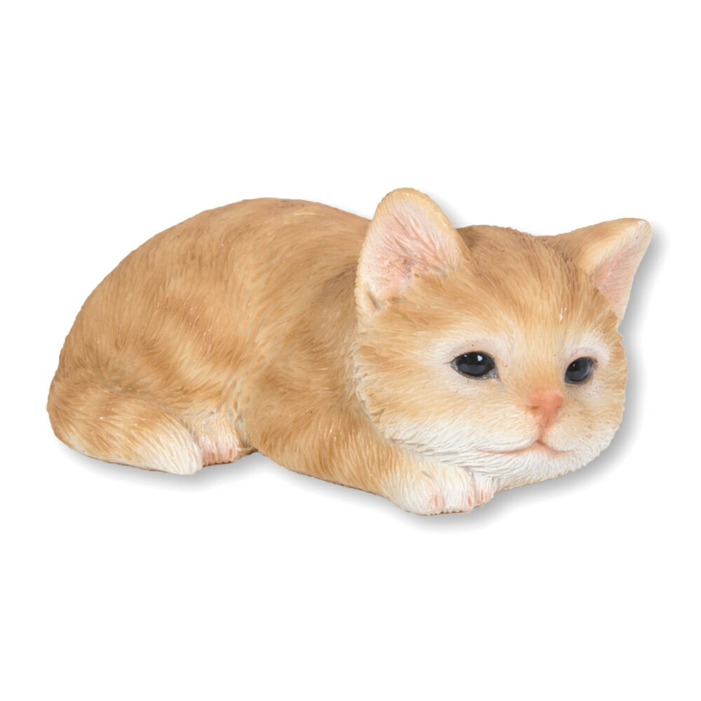 猫の寅さん　専用 Woobia（ウービア）【うつぶせ茶トラ猫】 (幅8.2×奥行5.2×高さ