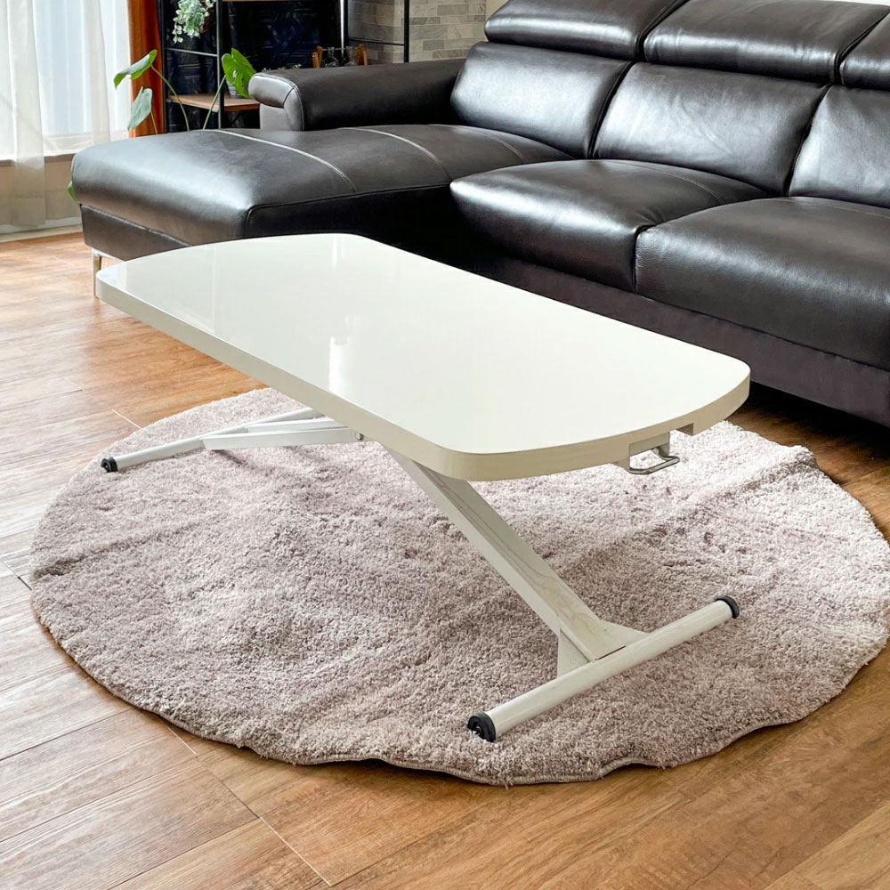 台湾製高品質昇降式テーブル 木製 北欧 昇降テーブル センターテーブル