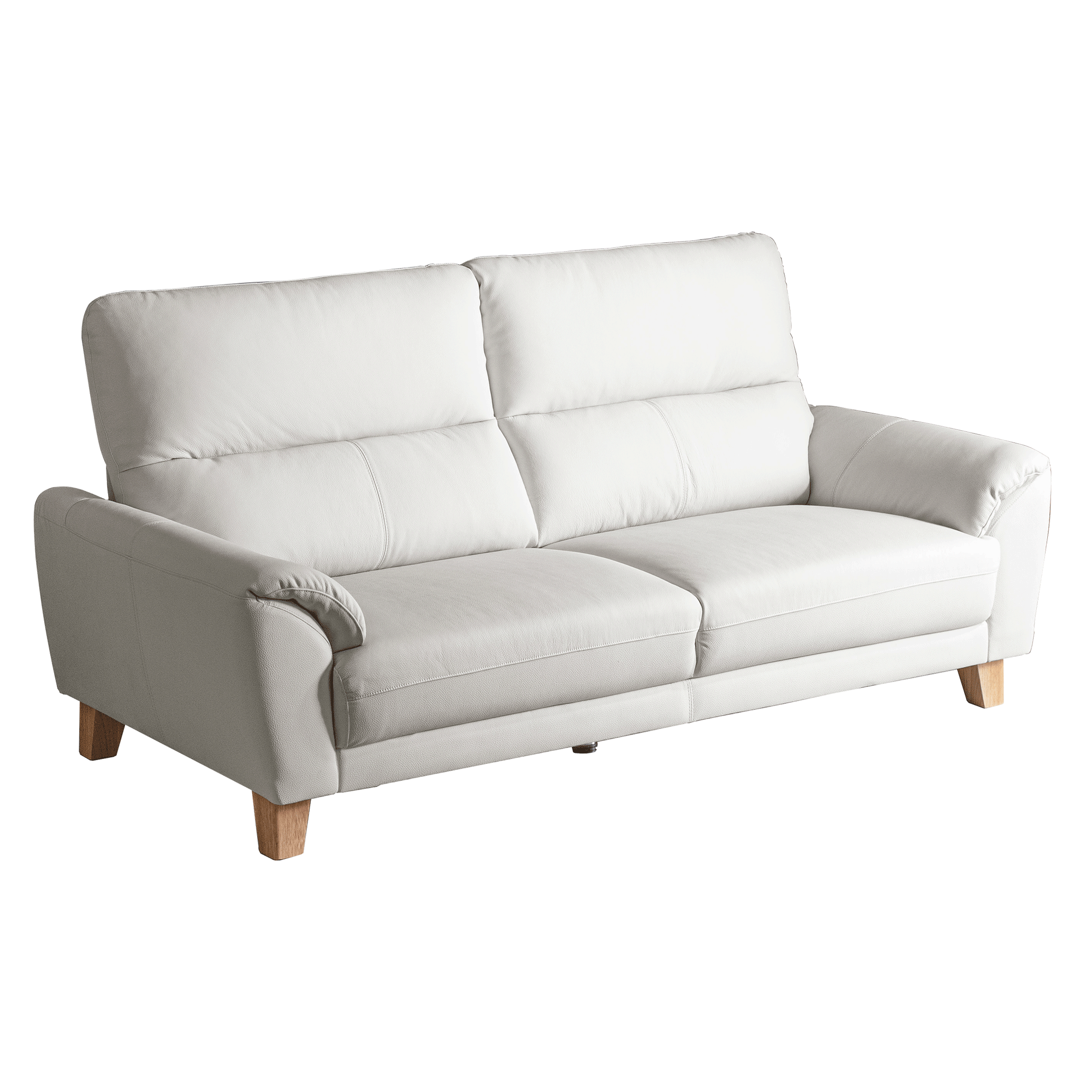 ソファ 北欧 ハイバック 高級本革3人掛けソファ 脱着式 高密度ウレタン