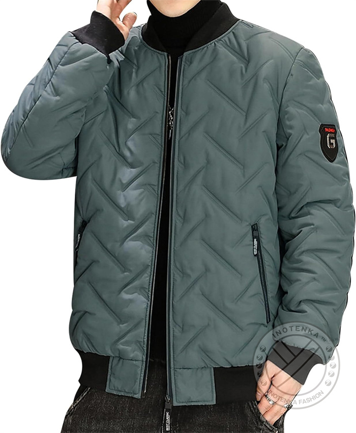 スタジャン メンズ 中綿ジャケット ジャンパー 冬服 中綿入り ブルゾン 