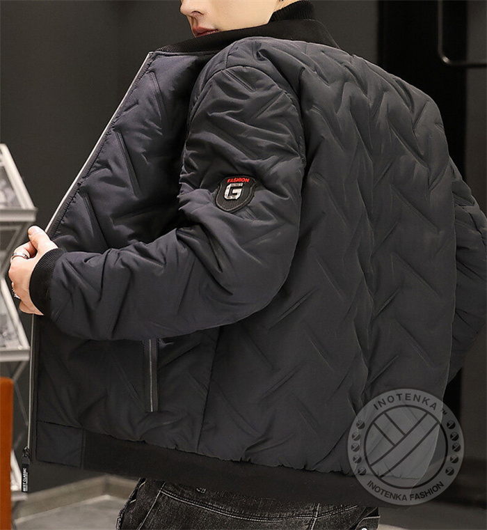 スタジャン メンズ 中綿ジャケット ジャンパー 冬服 中綿入り ブルゾン 