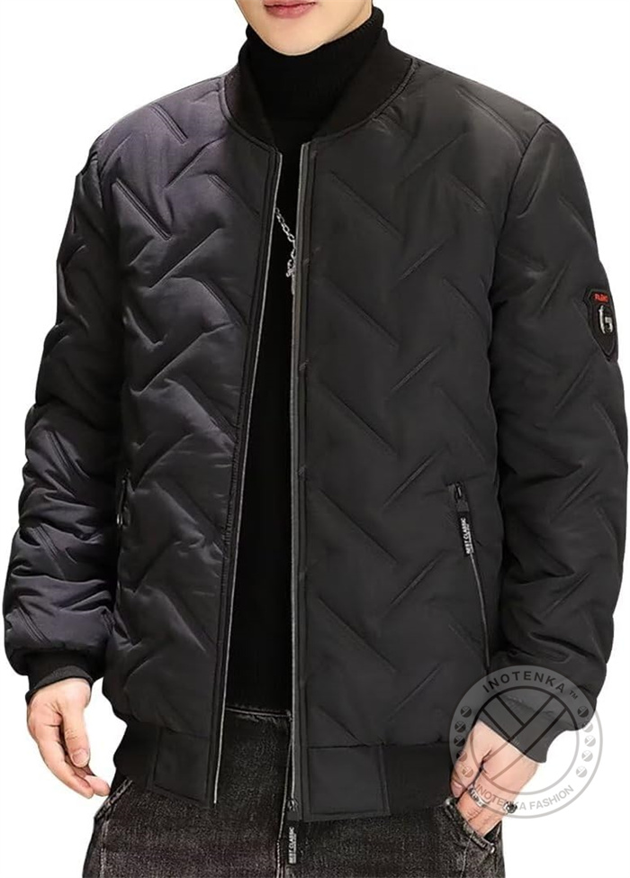 スタジャン メンズ 中綿ジャケット ジャンパー 冬服 中綿入り ブルゾン 