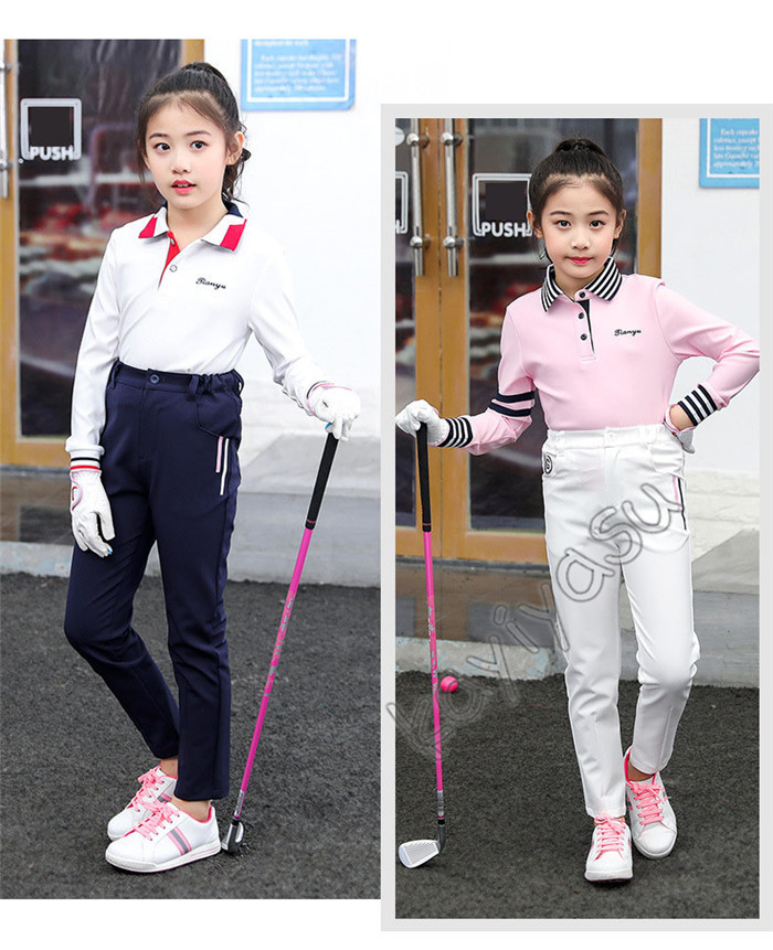 ゴルフパンツ 子供服 子ども ゴルフウェア キッズゴルフパンツ ガールズ パンツ GOLF ロングパンツ ジュニア ゴルフ用品 春夏秋 美脚  スポーツパンツ :036-ty-zb38:Kayiyasu ヤフー店 - 通販 - Yahoo!ショッピング