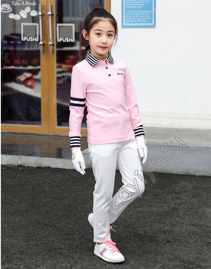 ゴルフパンツ 子供服 子ども ゴルフウェア キッズゴルフパンツ ガールズ パンツ GOLF ロングパンツ ジュニア ゴルフ用品 春夏秋 美脚  スポーツパンツ :036-ty-zb38:Kayiyasu ヤフー店 - 通販 - Yahoo!ショッピング