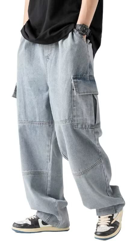 ジーンズ メンズ デニム カーゴパンツ デニムパンツ ジーパン ワイド