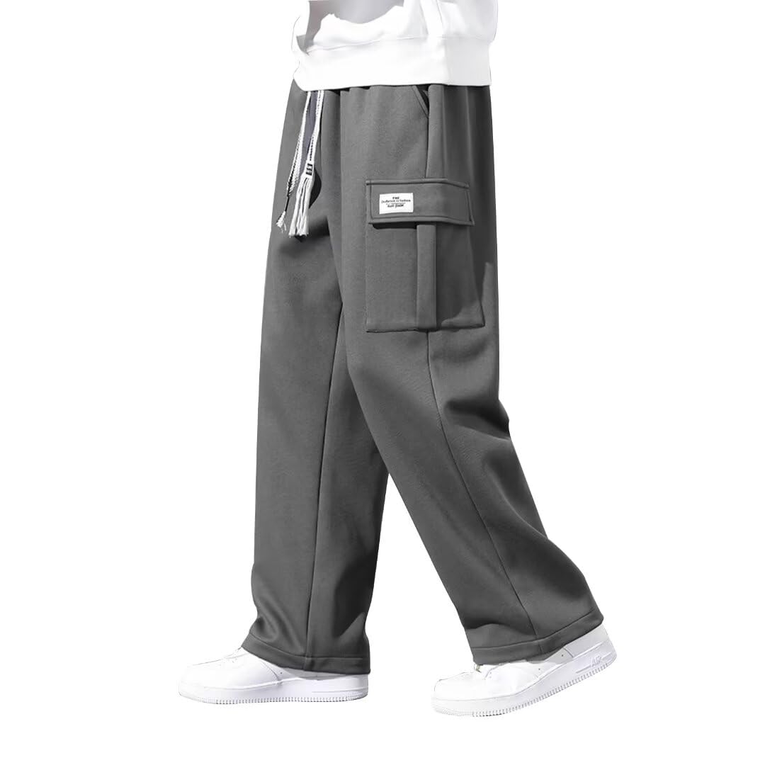 ワイドパンツ メンズ ウェットパンツ ジャージ 下 カーゴパンツ