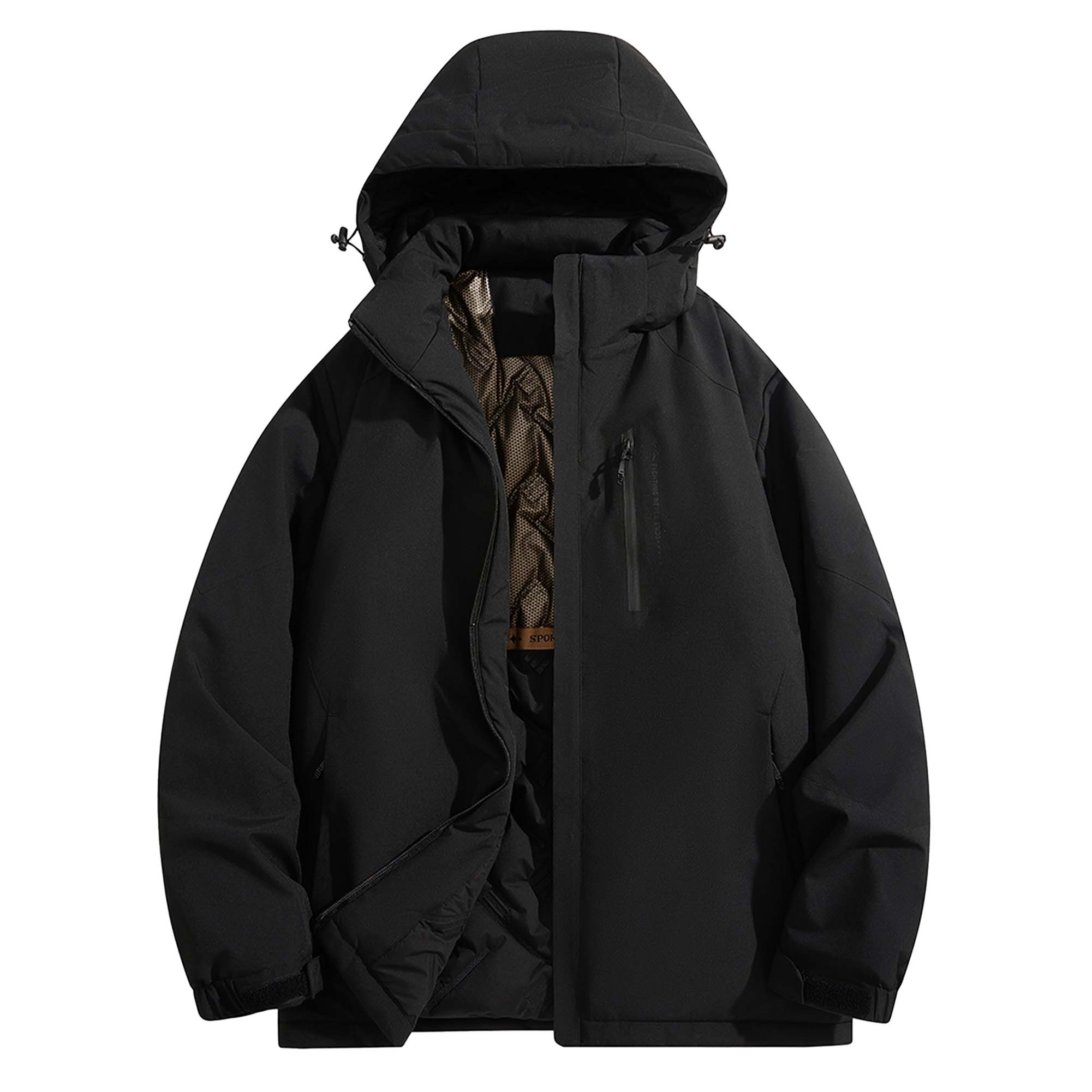 ダウンジャケット メンズ 中綿ジャケット コート 防風 冬服 防寒 保温