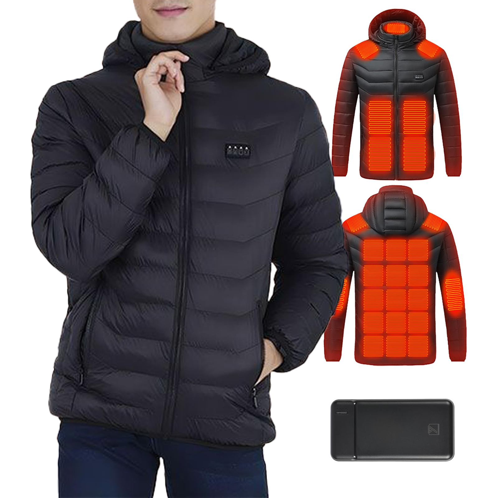 電熱ジャケット メンズ ヒータージャケット ヒートジャケット
