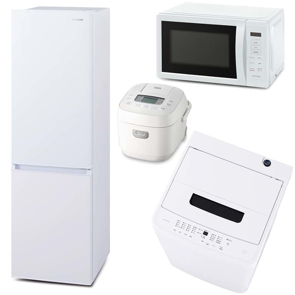 IRIS OHYAMA（アイリスオーヤマ） 家電セット 一人暮らし 4点セット