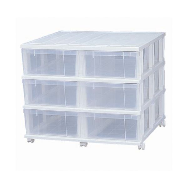 収納専科 sofort 衣装ケース 押入れ収納ケース 押入れ キャスター付き チェスト 3段 OC746 収納ケース 収納ボックス