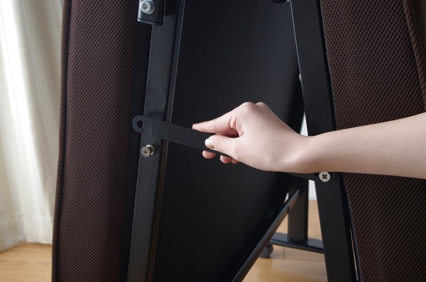 アイリスオーヤマ　折りたたみベッド　OTB-MTN　ブラウン【完成品】