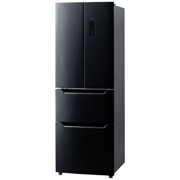 冷蔵庫 設置無料 320L 冷凍庫が大きい 冷凍庫 2ドア 新生活 冷凍冷蔵庫 320L IRSN-32A ブラック シルバー アイリスオーヤマ  一人暮らし