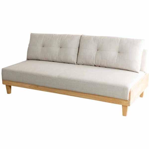 ソファーベッド おしゃれ 北欧 ソファベッド 天然木 グレー ブラウン 北欧風ソファベッド 3p Scsb 3 代引不可 M7179361 収納専科 Sofort 通販 Yahoo ショッピング
