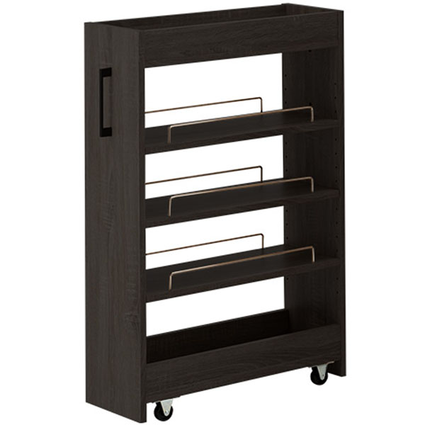 キッチン　棚　ワゴン　ラック 楽天市場】キッチンワゴン 完成品 組立不要 5段 キャスター付き 奥行き