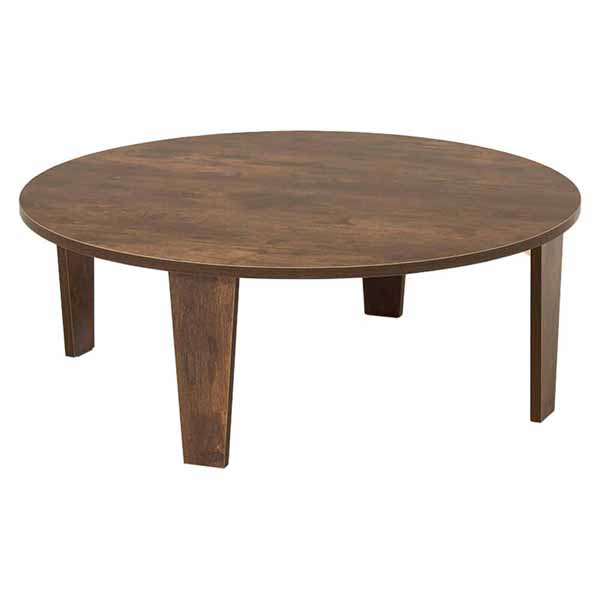 折りたたみテーブル ヴィンテージ風 円形 座卓 折れ脚テーブル MT-6869