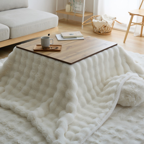 5%OFFクーポン☆ こたつ布団 正方形 大判 こたつ掛け布団 もこふわ