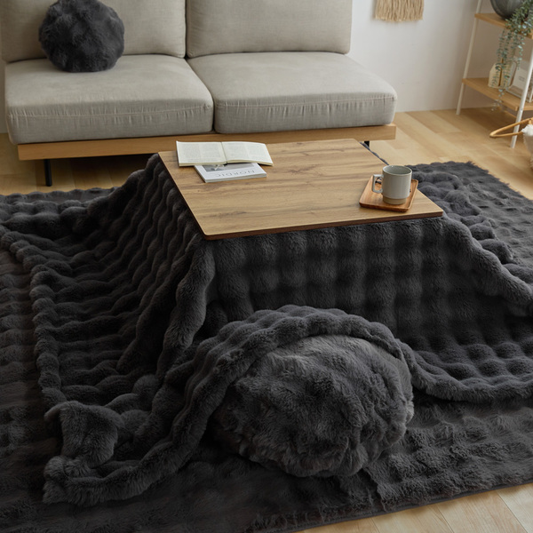 5%OFFクーポン☆ こたつ布団 正方形 大判 こたつ掛け布団 もこふわ