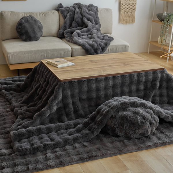 5%OFFクーポン☆ こたつ布団 長方形 大判 こたつ掛け布団 もこふわ