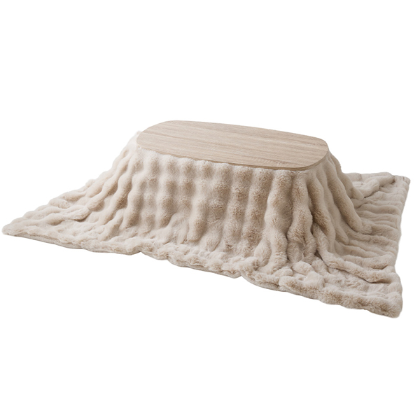 ★全品対象250円offｸｰﾎﾟﾝ★ もこふわ布団＋こたつテーブルセット こたつ 布団セット こたつテーブル 楕円テーブル こたつ布団 2点セット モコフワ コタツ センターテーブル ローテーブル かわいい 送料無料 もこふわ布団＋こたつテーブルセット : 家具インテリア館Yahoo!店