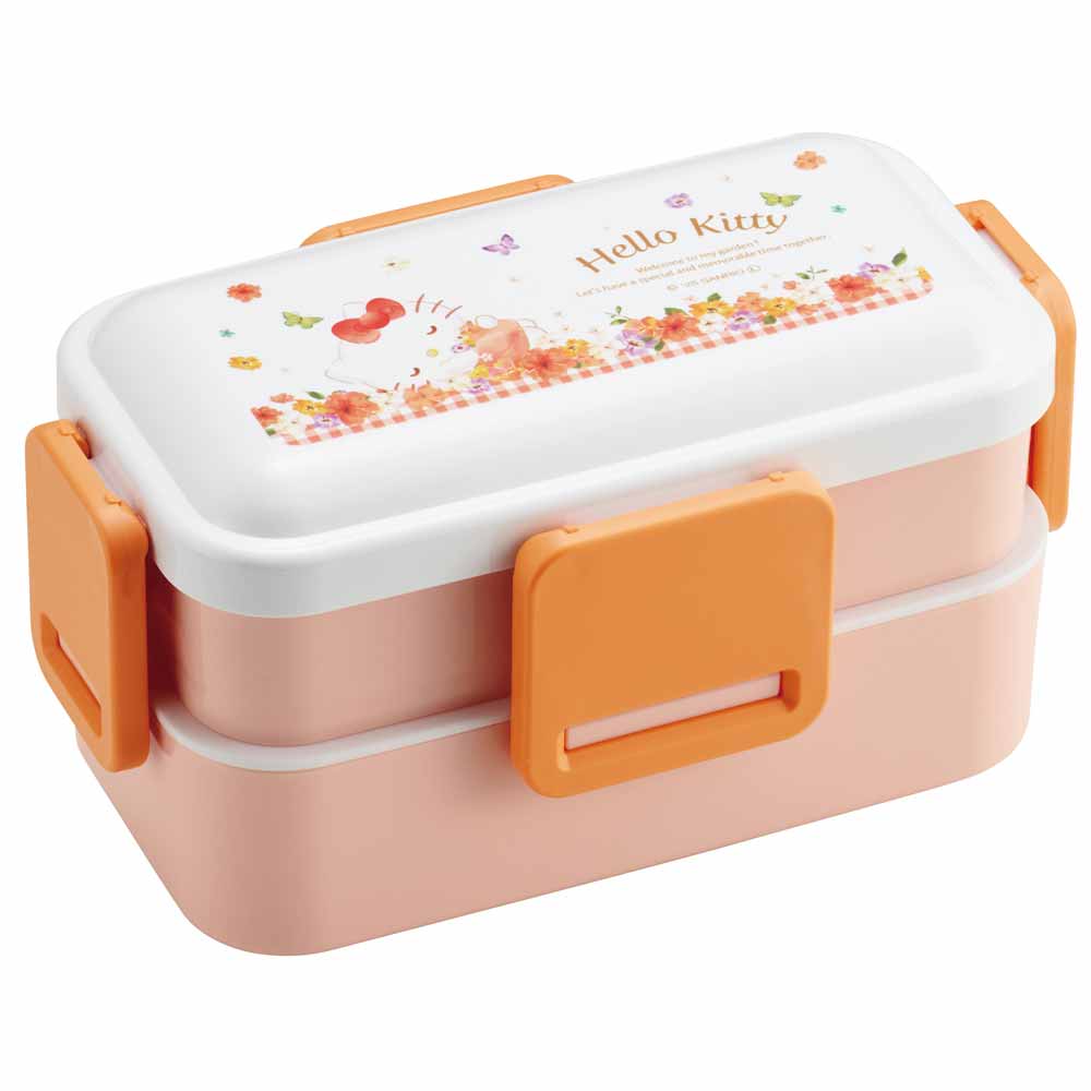 弁当箱 2段 600ml 本体のみ レンジ対応 食洗機対応 サンリオ ハロー