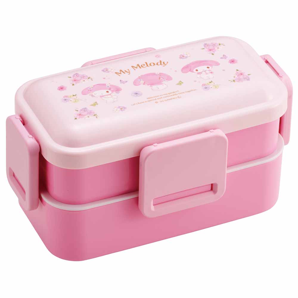 弁当箱 2段 600ml 本体のみ レンジ対応 食洗機対応 サンリオ ハロー