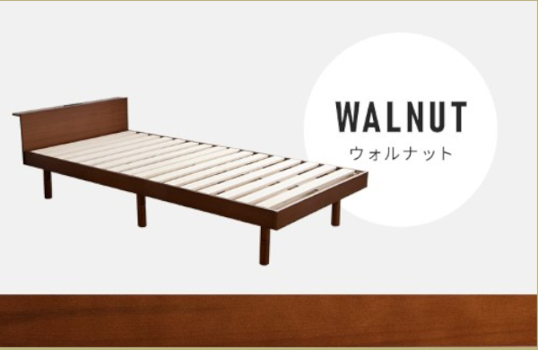 商品のインターネット ベッド シングル ベッドフレーム 安い すのこ 収納 すのこベッド 木製 高さ調節 USBポート コンセント付 おしゃれ 北欧 白