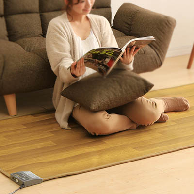 木目調ホットカーペット