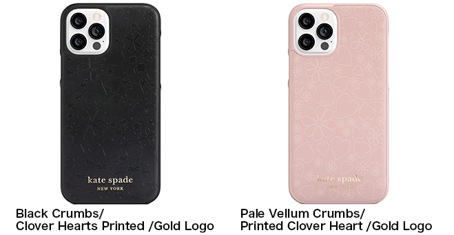 Kate Spade iPhone12Pro/iPhone12 KSNY Wrap Case ブラック