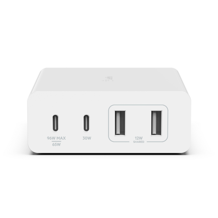 Belkin 108W GaN急速充電器 4ポート BELKIN USB-C+A 4ポート 108W GaN急速充電器 : トレテク