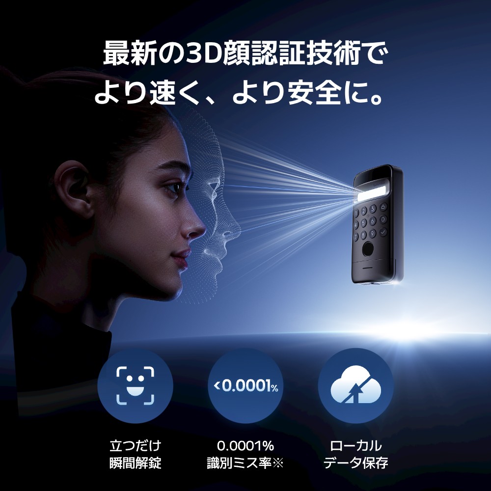 SwitchBot 顔認証パッド Pro 顔認...の詳細画像2